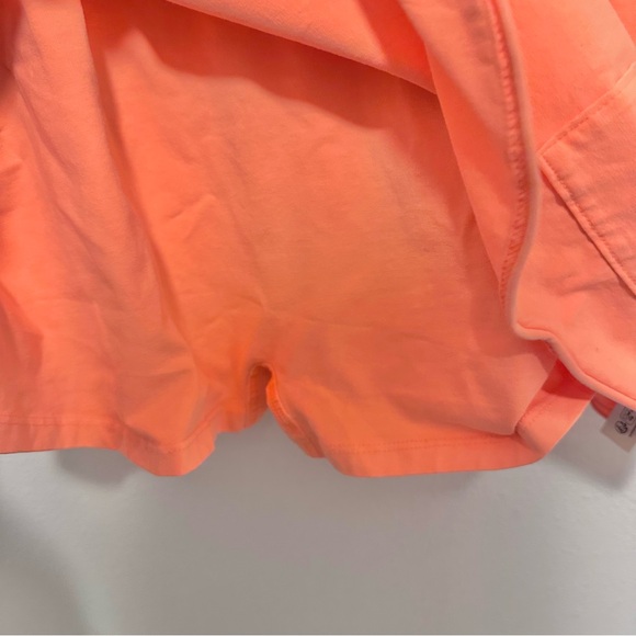 Free People Movement Hot Shot Romper Shorts Dress Size Medium Orange - Picture 7 of 9